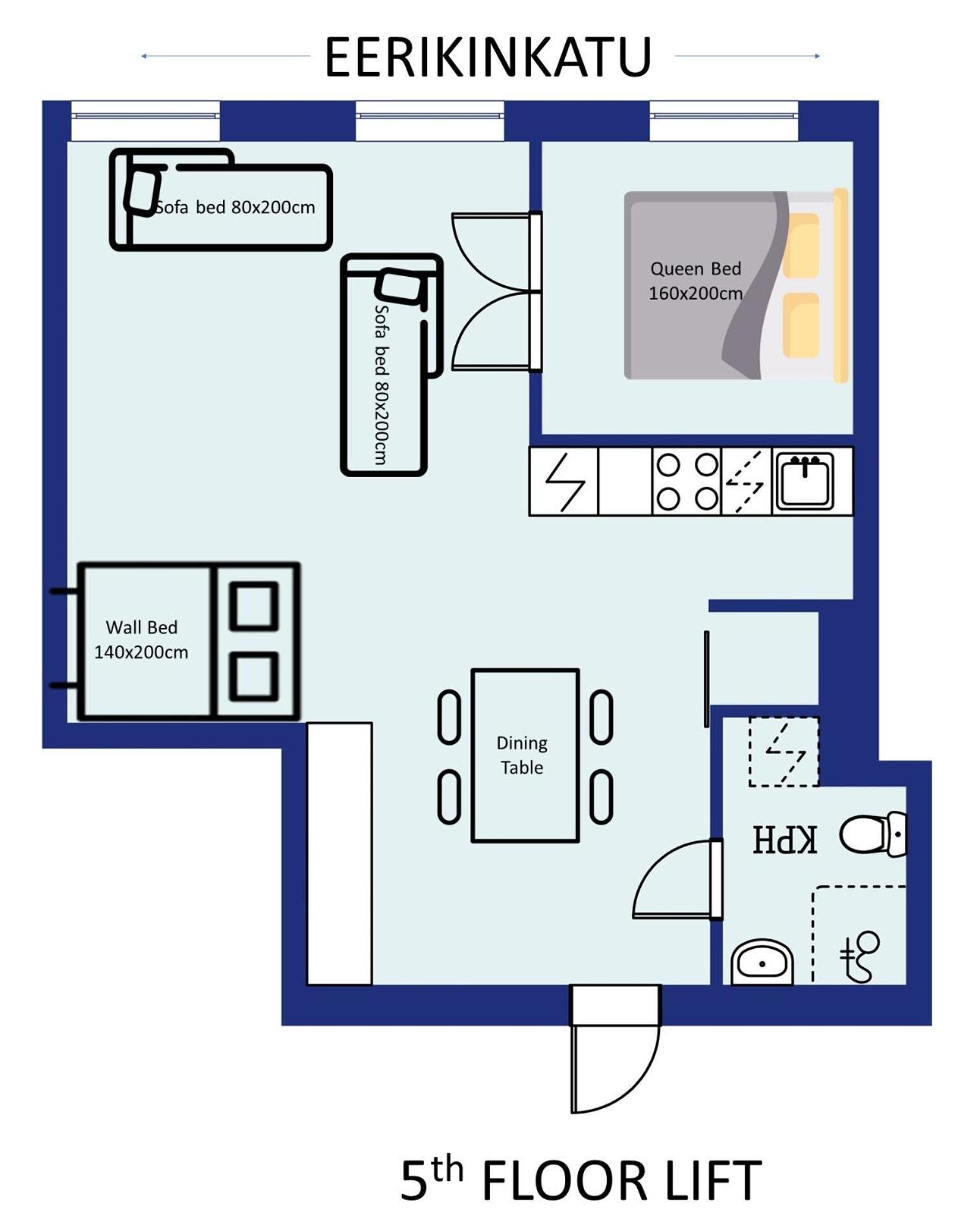 Appartamento Scandic Primo - Eerikinkatu 46m2 *